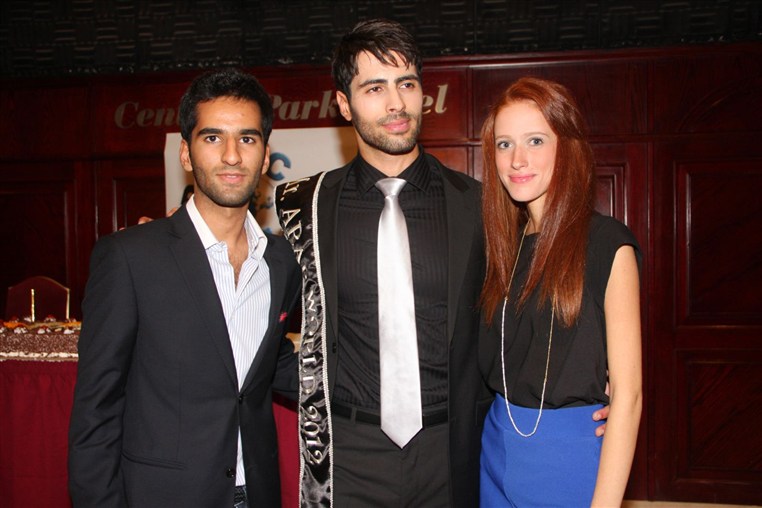 Press conference of Mr Arab world 2012